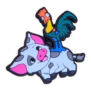 Moana Heihei Pua Croc Shoe Charm Cartoon Jibbitz Style Accessories Crocs Disney